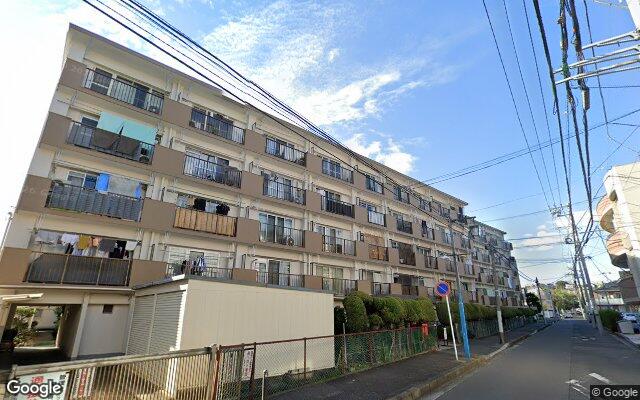 日吉第7コーポA棟の外観（Googleストリートビュー）