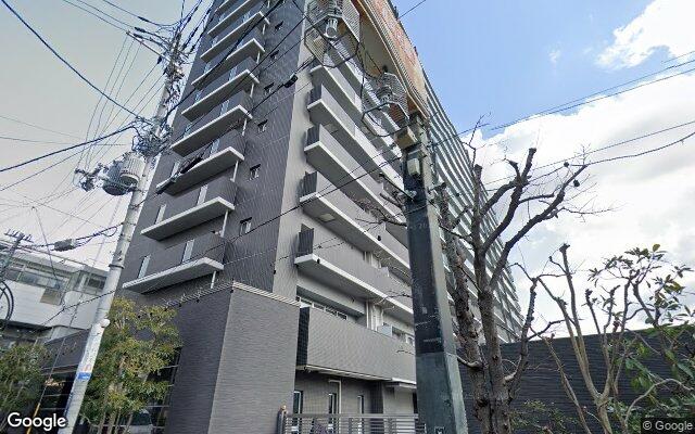 ライオンズ若江岩田ステーションプラザの外観（Googleストリートビュー）