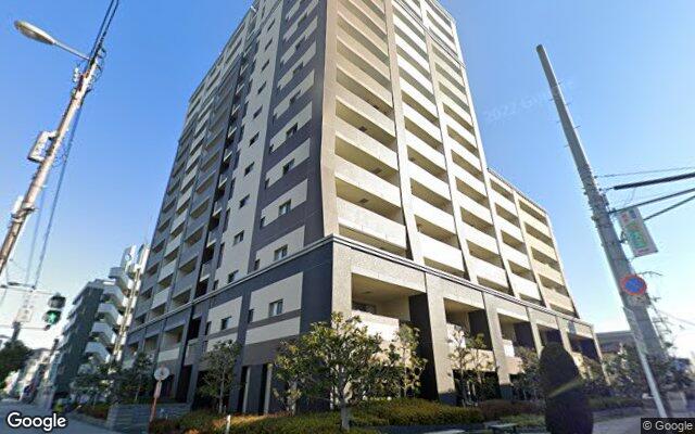 ネバーランド平野本町テラスタワーの外観（Googleストリートビュー）