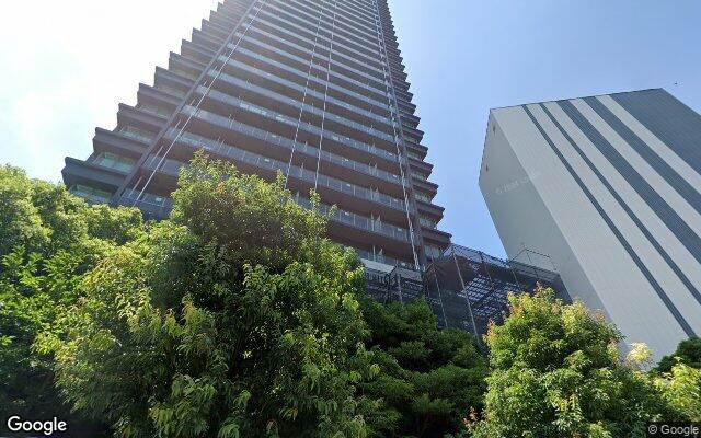 シティタワー大阪福島の外観（Googleストリートビュー）