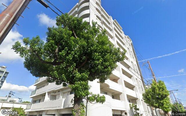 ルグランデ城東放出の外観（Googleストリートビュー）