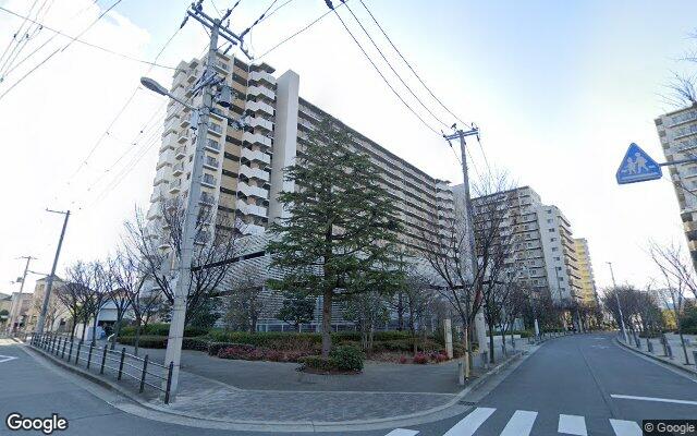 森都OSAKAイーストヴィルの外観（Googleストリートビュー）