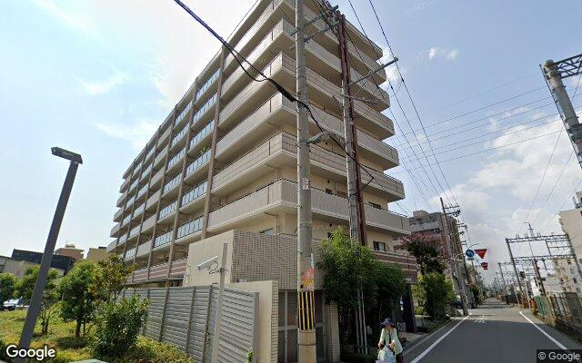 メゾンドール神崎川の外観（Googleストリートビュー）
