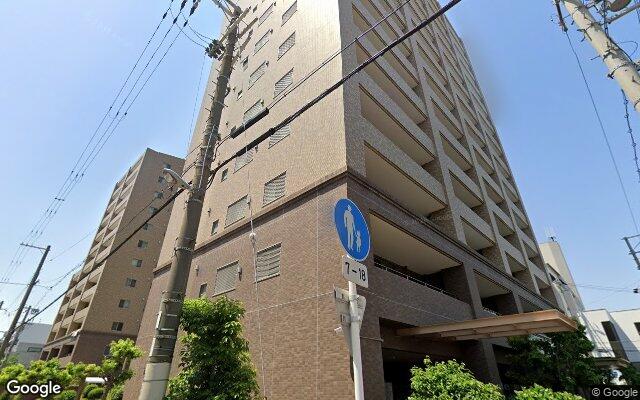 キングマンションソルプレッサ深江橋ベルデフォースの外観（Googleストリートビュー）