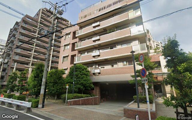 OSAKAフォレストスクエア1番館の外観（Googleストリートビュー）