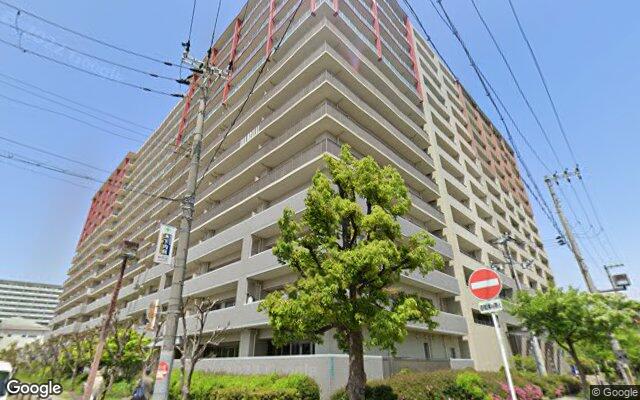 パークシティ大阪サウスガーデンズコートの外観（Googleストリートビュー）