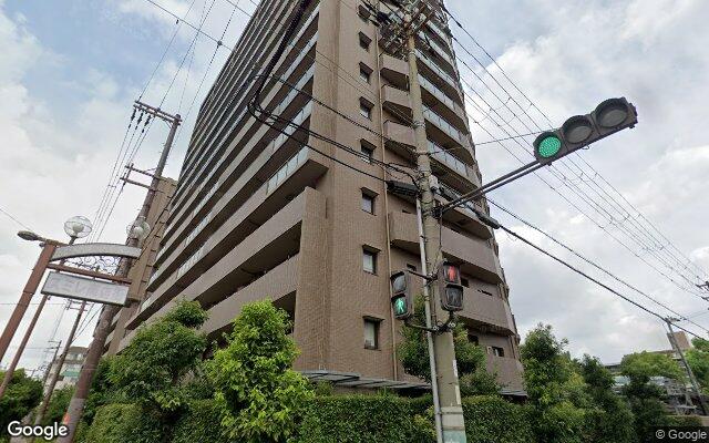 ルイシャトレ城東関目ブリーズタワーの外観（Googleストリートビュー）