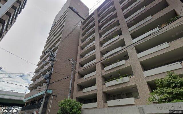 ルナコート難波ウエストの外観（Googleストリートビュー）
