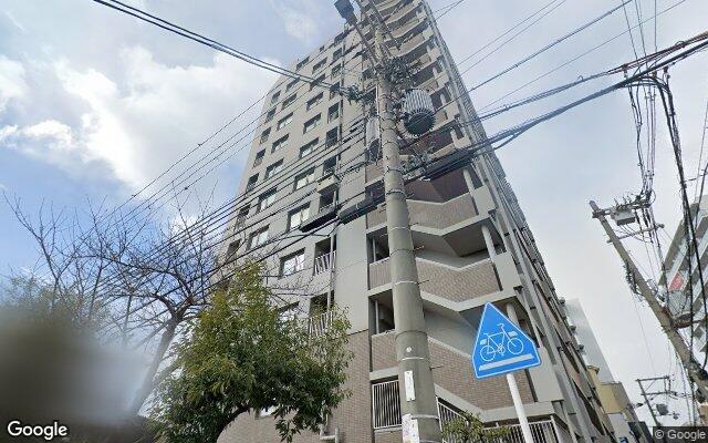 ファミール四天王寺東の外観（Googleストリートビュー）