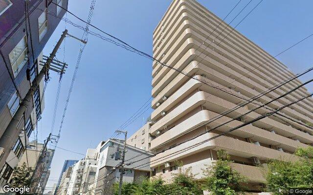 キングマンションプリフォール谷町の外観（Googleストリートビュー）