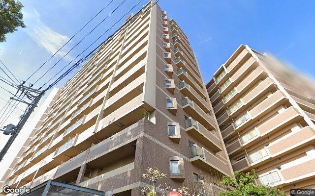 ローレルコート城北公園通り2番館の外観（Googleストリートビュー）