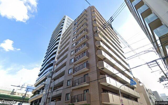 ライオンズマンション阿波座の外観（Googleストリートビュー）