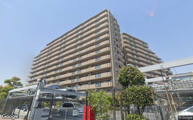 ライオンズマンション千里丘ガーデンシティの外観（Googleストリートビュー）