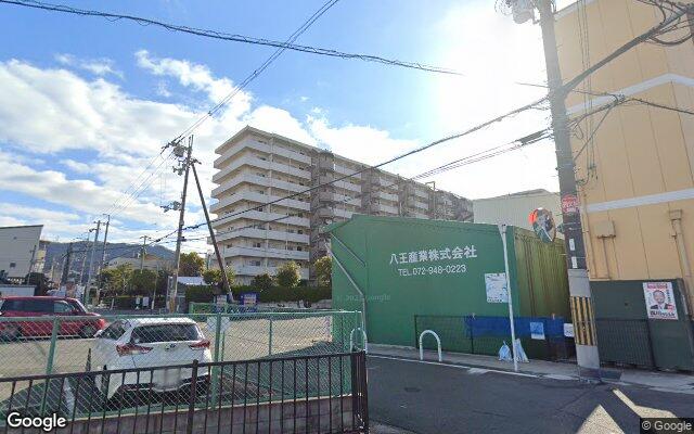 エクセラート八尾の外観（Googleストリートビュー）
