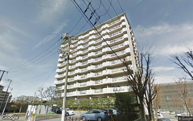 朝日プラザ千里D棟の外観（Googleストリートビュー）