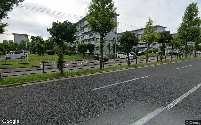 浅香山住宅7号棟の外観（Googleストリートビュー）