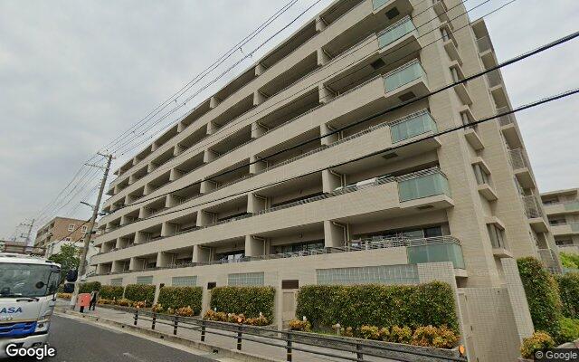 ライオンズ甲東園グランフォートの外観（Googleストリートビュー）