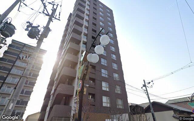 ランズ三田の外観（Googleストリートビュー）