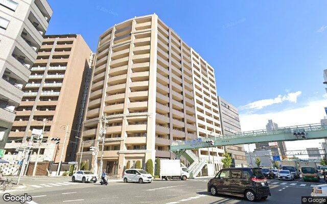 キングマンション尼崎シエナシティの外観（Googleストリートビュー）