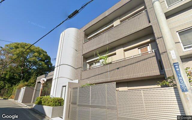 雲雀丘花屋敷アインスの外観（Googleストリートビュー）