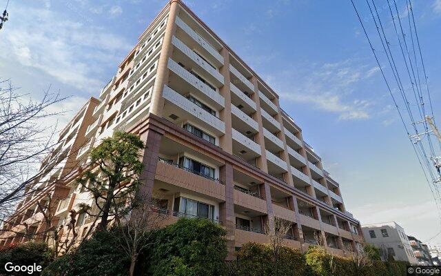 ライオンズマンション上沢ガーデンテラスの外観（Googleストリートビュー）