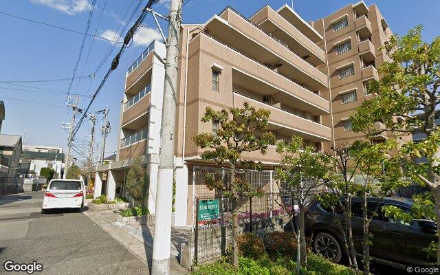 ユニアルス甲南山手プレジオの外観（Googleストリートビュー）