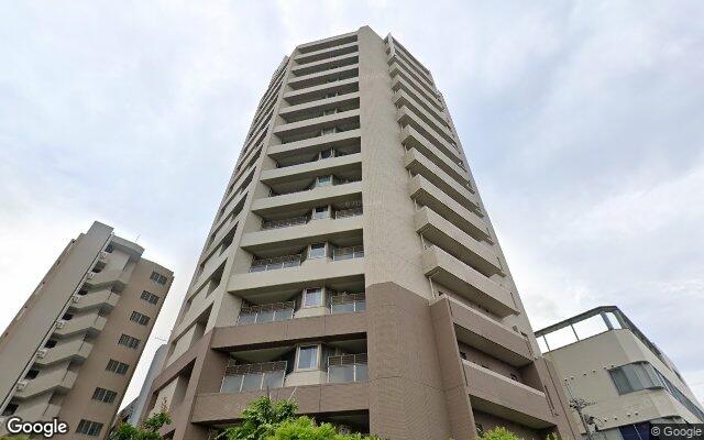 ヒルズ甲風園の外観（Googleストリートビュー）