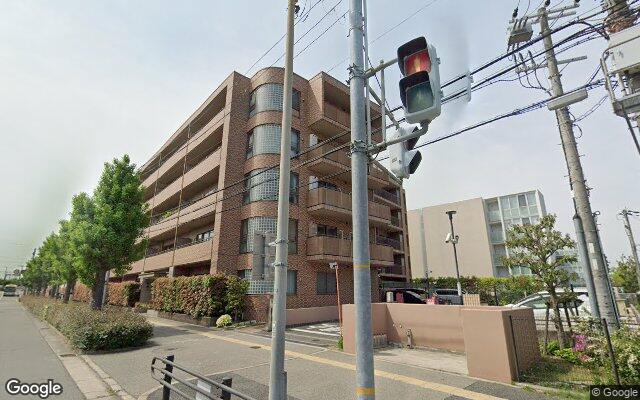 ハーティネス芦屋の外観（Googleストリートビュー）