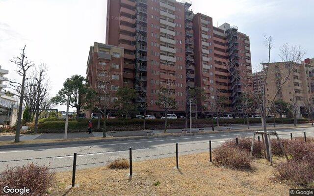 神戸海岸通ハーバーフラッツ3番館の外観（Googleストリートビュー）