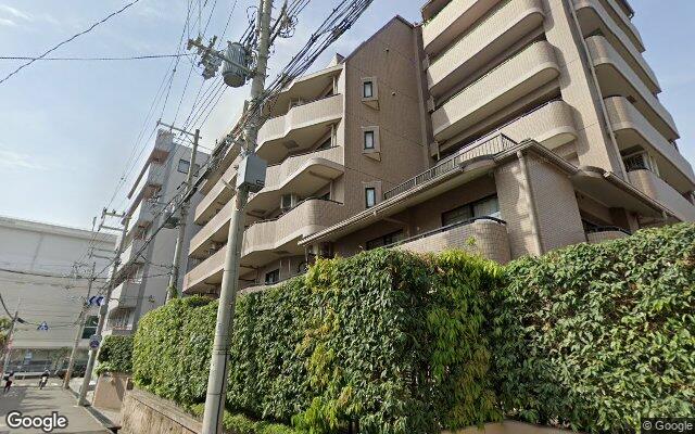 東急ドエルアルス住吉本町エスタシアの外観（Googleストリートビュー）