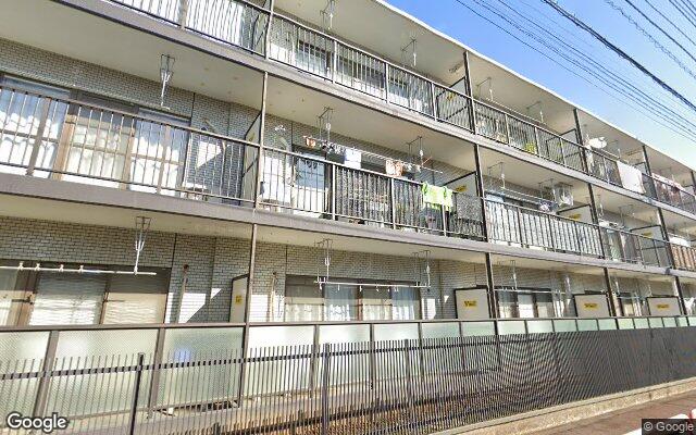 ホワイトビラタナカの外観（Googleストリートビュー）