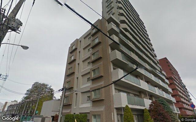 クレアシティ琴似の外観（Googleストリートビュー）