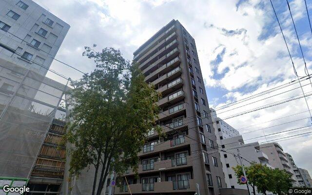 ヴィルヌーブ円山表参道の外観（Googleストリートビュー）