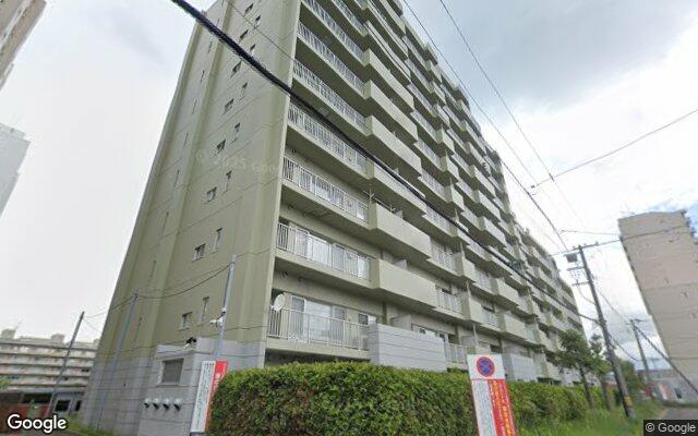 のっぽろシティハウスE棟の外観（Googleストリートビュー）