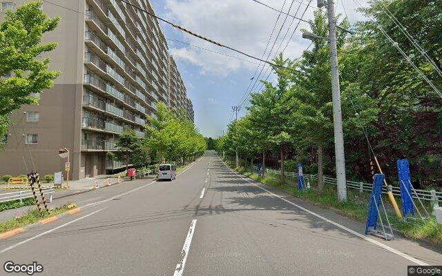 パークシティ大谷地Bコートの外観（Googleストリートビュー）