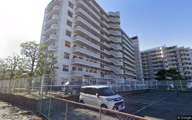 天理二階堂パークホームズの外観（Googleストリートビュー）