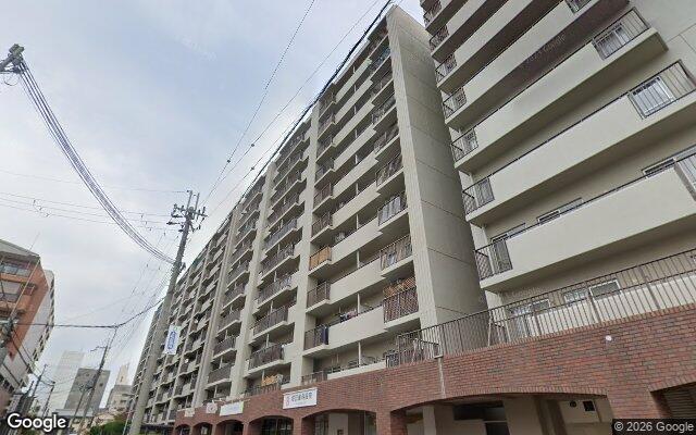 東急ドエル奈良パークビレジ9号棟の外観（Googleストリートビュー）