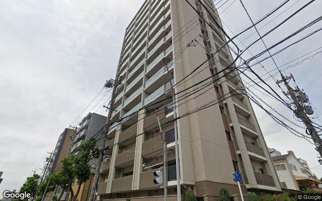 プレミスト植田マークステイトの外観（Googleストリートビュー）