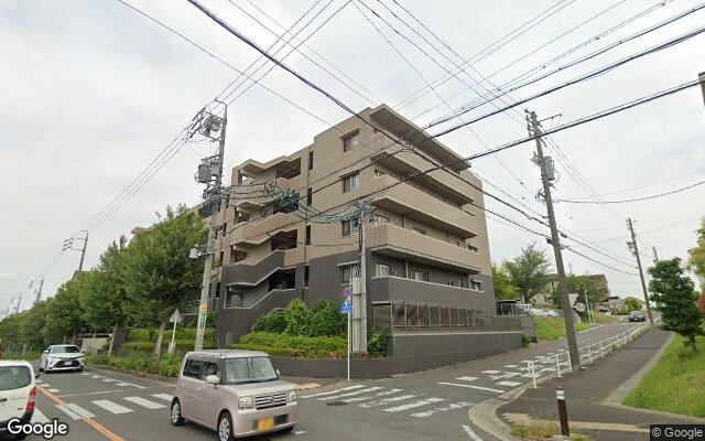 ダイアパレス荒池緑地の外観（Googleストリートビュー）