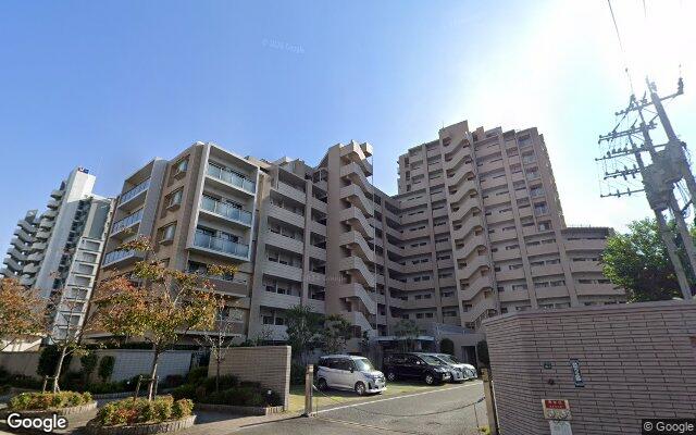 サングレート別府の杜アルカンフォールの外観（Googleストリートビュー）