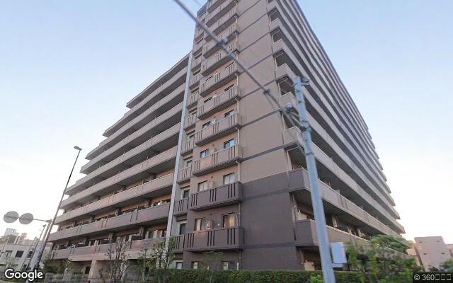 コアマンションルネス箱崎の外観（Googleストリートビュー）