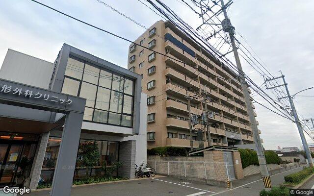 オリエントハイツ東那珂の外観（Googleストリートビュー）