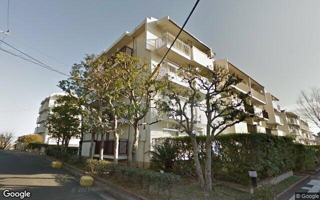 パークハイツ平尾山荘24号棟の外観（Googleストリートビュー）