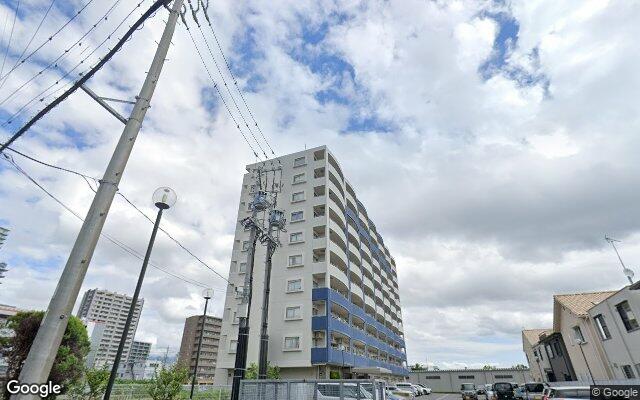 アーバンシティ東静岡キューブコートの外観（Googleストリートビュー）