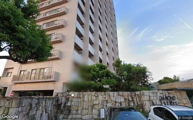 ダイヤモンドスクエアツインタワーズ浜松Bの外観（Googleストリートビュー）