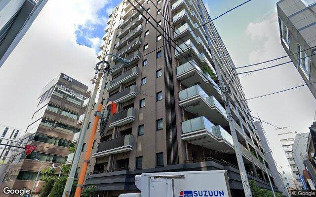 ザ・パークハウス日本橋蛎殻町レジデンスの外観（Googleストリートビュー）