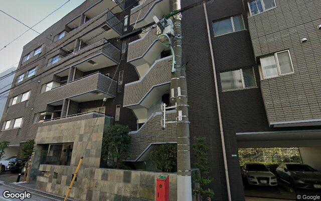 ハウス中目黒の外観（Googleストリートビュー）