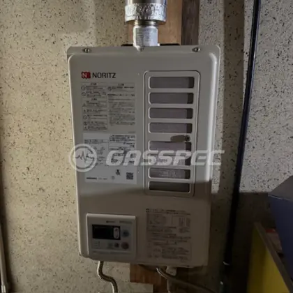 施工後の給湯器（ノーリツ GQ-1637WSD-F-1）