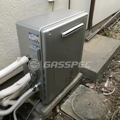 施工後の給湯器（ノーリツ GT-C1672SAR BL）