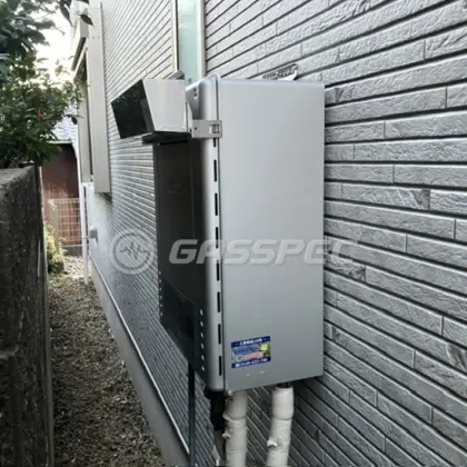 施工後の給湯器（ノーリツ GT-C2072SAW BL）
